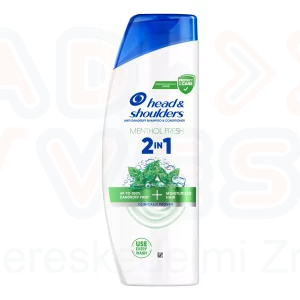 Head & Shoulders sampon 400 ml Menthol 2in1