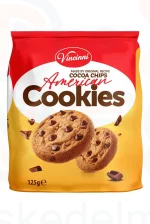 VINCINNI American cookies teasütemény kakaós darabokkal 125 g Kép