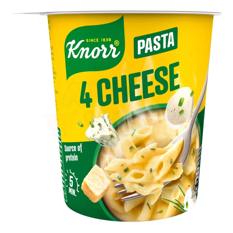 KNORR Snack tészta 66 g 4 sajtos szósszal Kép
