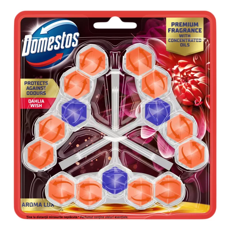 DOMESTOS Aroma Lux WC-rúd 3x50 g Dahlia Kép