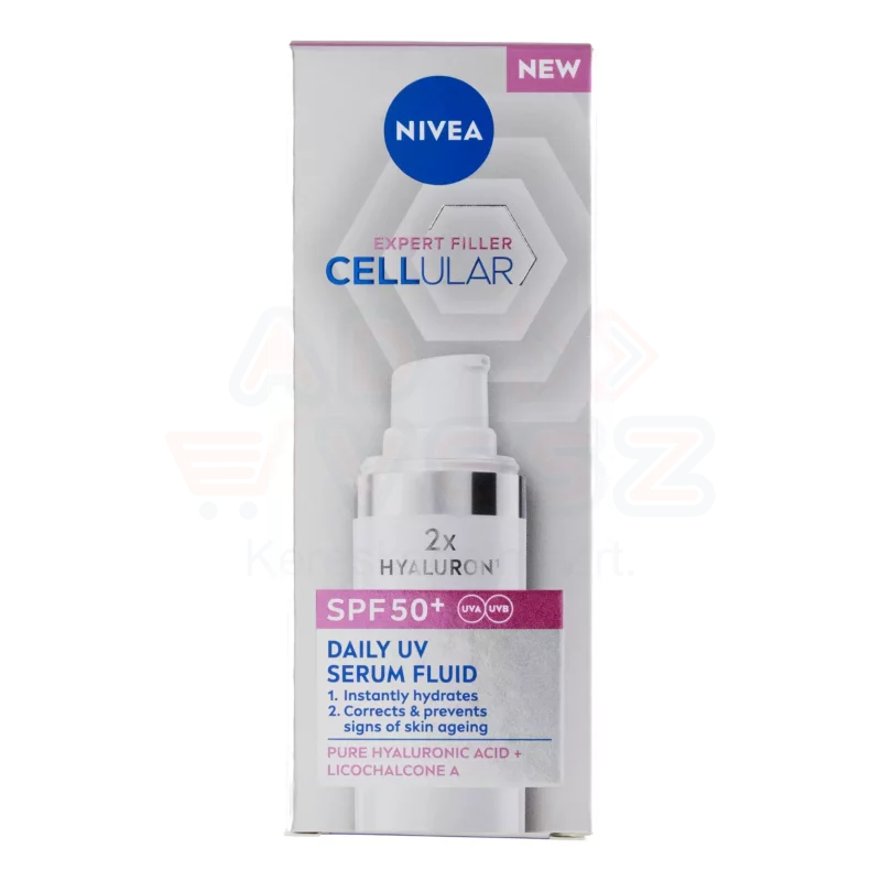 NIVEA Cellular Expert Filler Nappali Arcápoló UV Szérum Fluid FF50 30 ml Kép