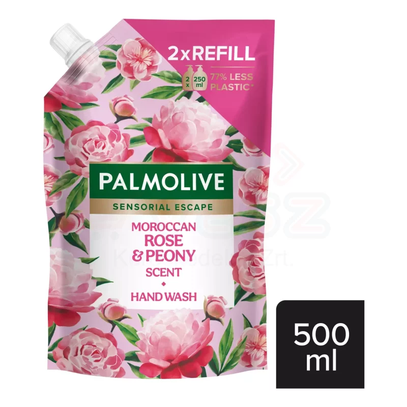 PALMOLIVE folyékony szappan utántöltő Sensorial Escape Rózsa 500 ml Kép