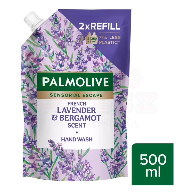 PALMOLIVE folyékony szappan utántöltő Sensorial Escape Levendula 500 ml Kép