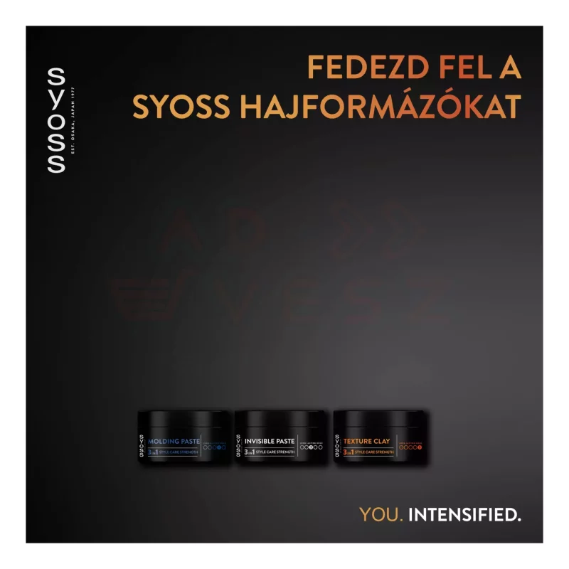 Syoss hajformázó krém 100 ml  Texture 3in1 - stílus, ápolás, erő Kép