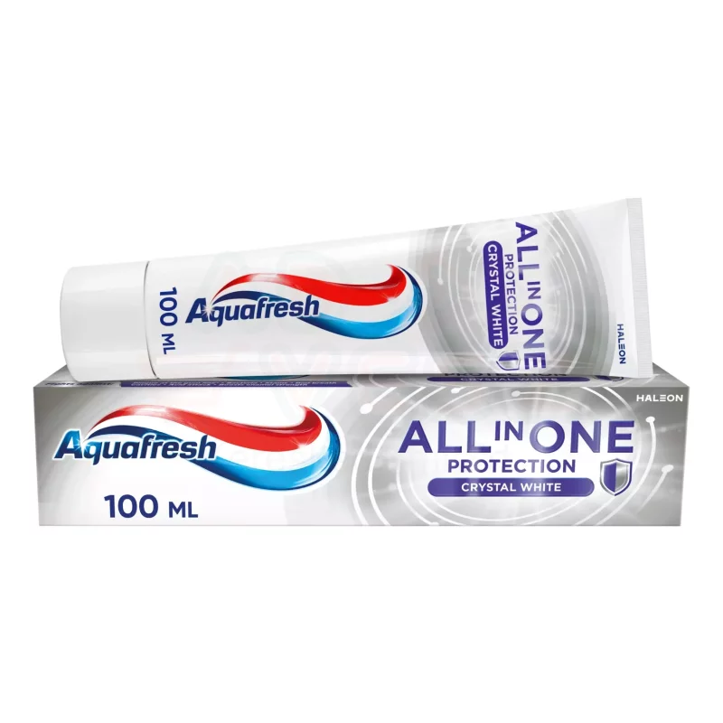 Aquafresh AllInOne fogkrém 75 ml Crystal White Kép