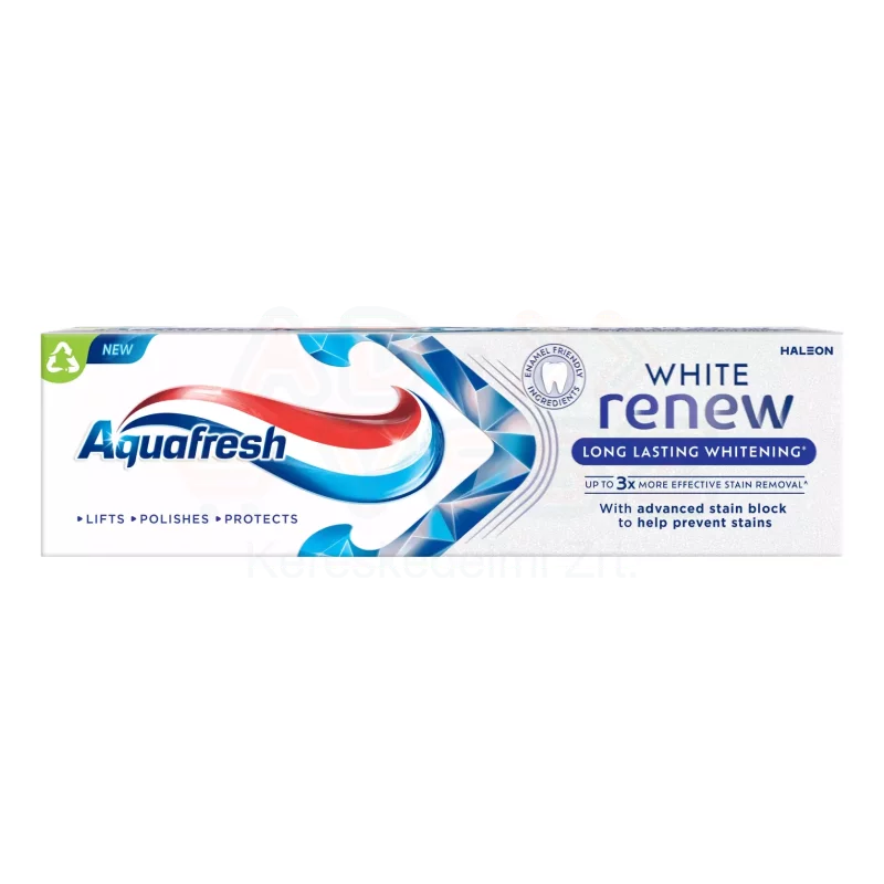 Aquafresh White Renewal fogkrém 75 ml Long Lasting Whitening Kép