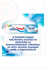 Aquafresh Plus fogkrém 75 ml Visible White Kép
