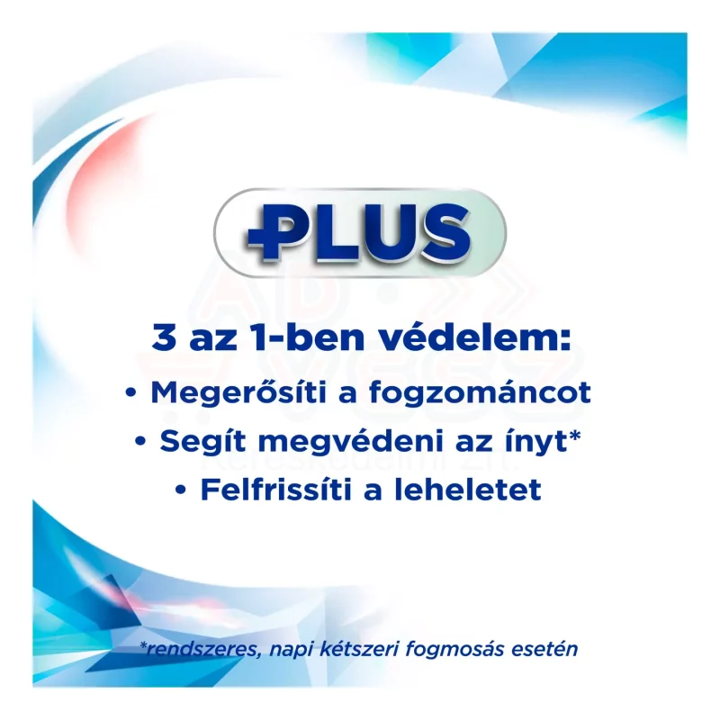 Aquafresh Plus fogkrém 75 ml Visible White Kép