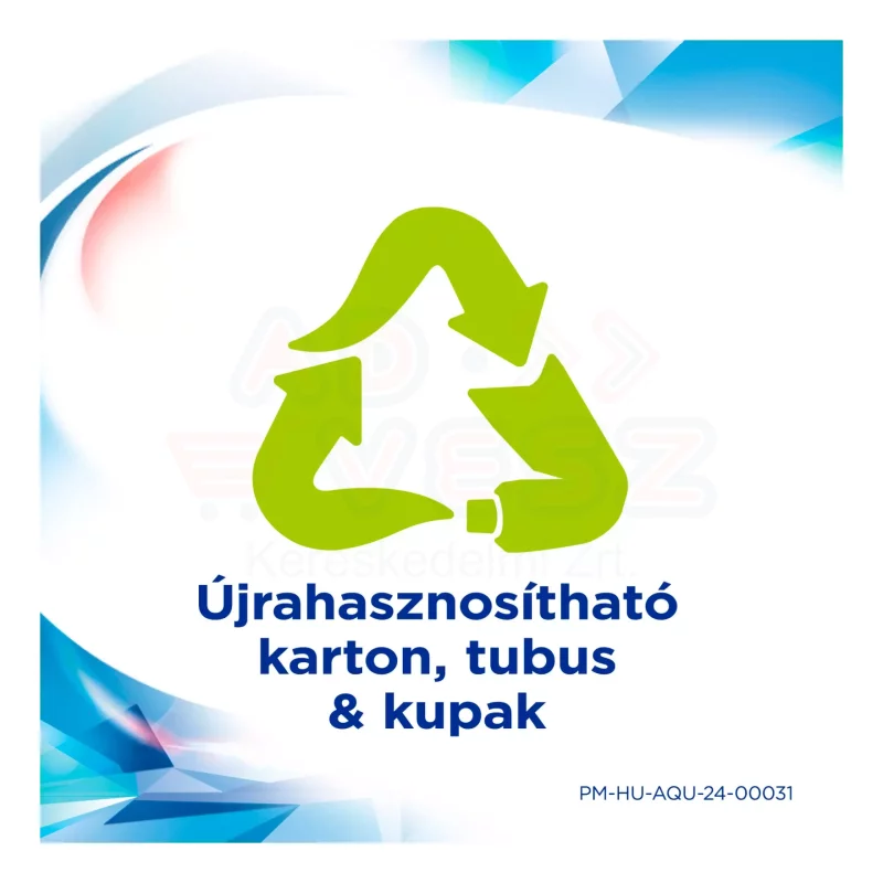Aquafresh Plus fogkrém 75 ml Visible White Kép