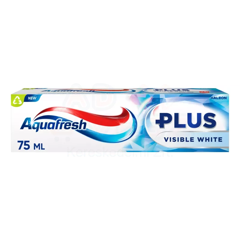 Aquafresh Plus fogkrém 75 ml Visible White Kép