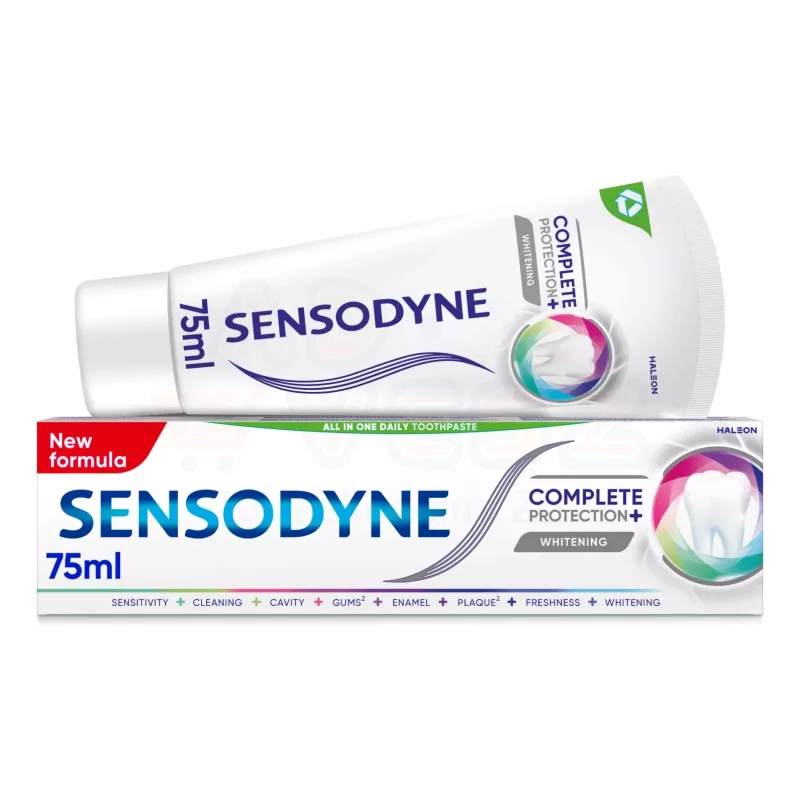 Sensodyne Complete Protection fogkrém 75 ml Whitening Kép