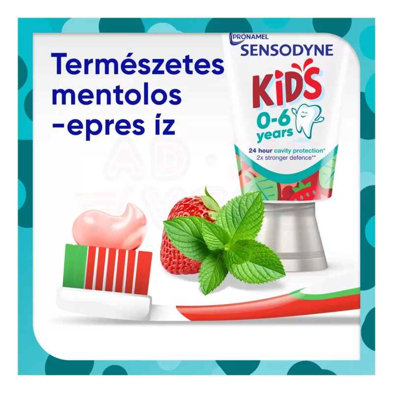 Sensodyne Pronamel Kids gyermek fogkrém 50 ml 0-6 éves Kép