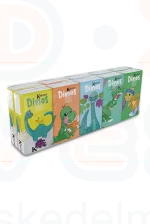 Kartika Papírzsebkendő 3 rétegű 10x9 db DINOSAURUS Kép