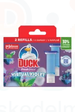 Duck® Fresh Discs zselés WC-öblítő korong utántöltő 2x36 ml Virtual Violet Kép