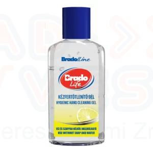 BRADOLife kézfertőtlenítő gél 50 ml citrom