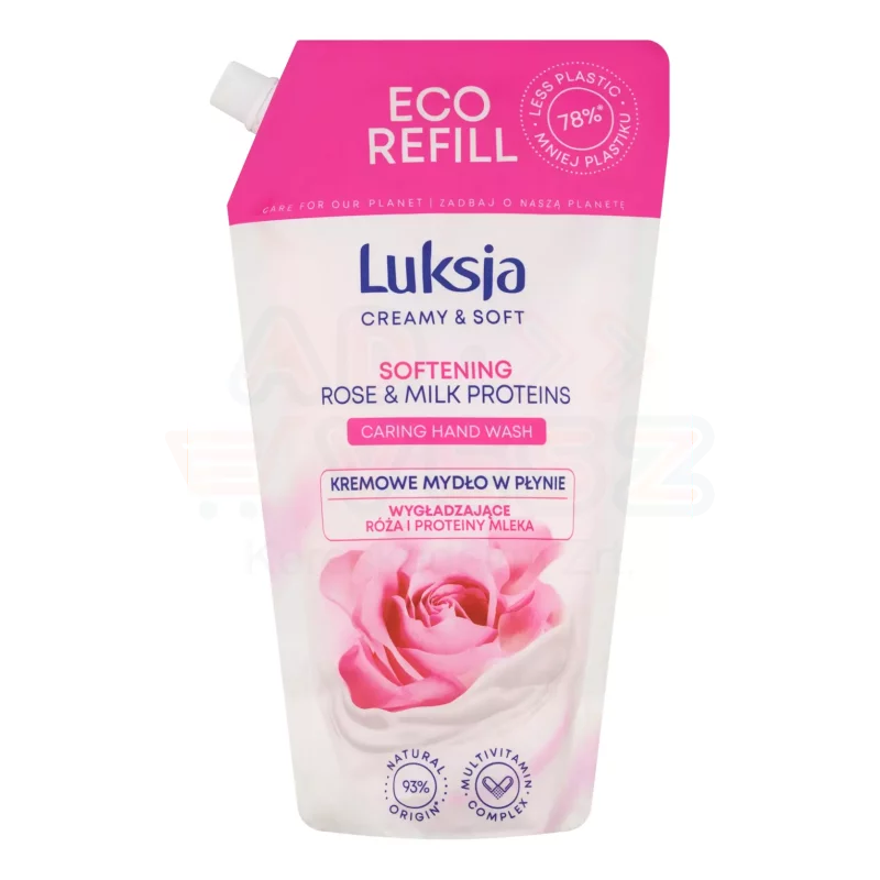 Luksja folyékony szappanutántöltő 900 ml Rose&Milk Proteins Kép