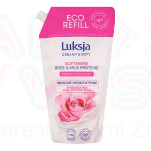 Luksja folyékony szappanutántöltő 900 ml Rose&Milk Proteins