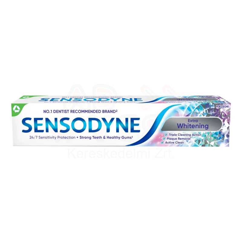 Sensodyne Extra Whitening fluoridos fogkrém 75 ml Kép
