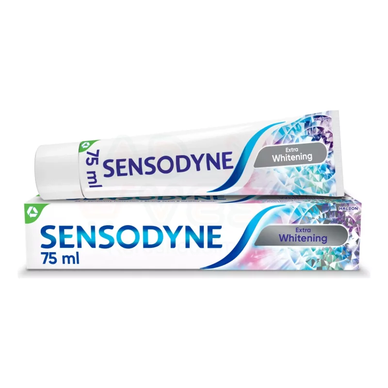 Sensodyne Extra Whitening fluoridos fogkrém 75 ml Kép