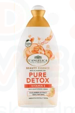 L'Angelica Beauty Essence Pure detox hab- és tusfürdő E-vitaminnal és uborka kivonattal 500 ml Kép