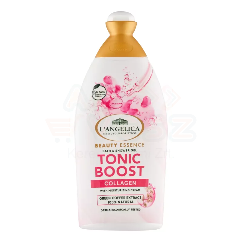 L'Angelica Beauty Essence Tonic boost hab- és tusfürdő kollagénnel és zöld kávé kivonattal 500 ml Kép