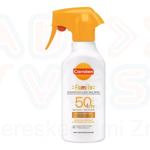 CARROTEN MILK SPF50 Family szórófejes napozó spray 270 ml