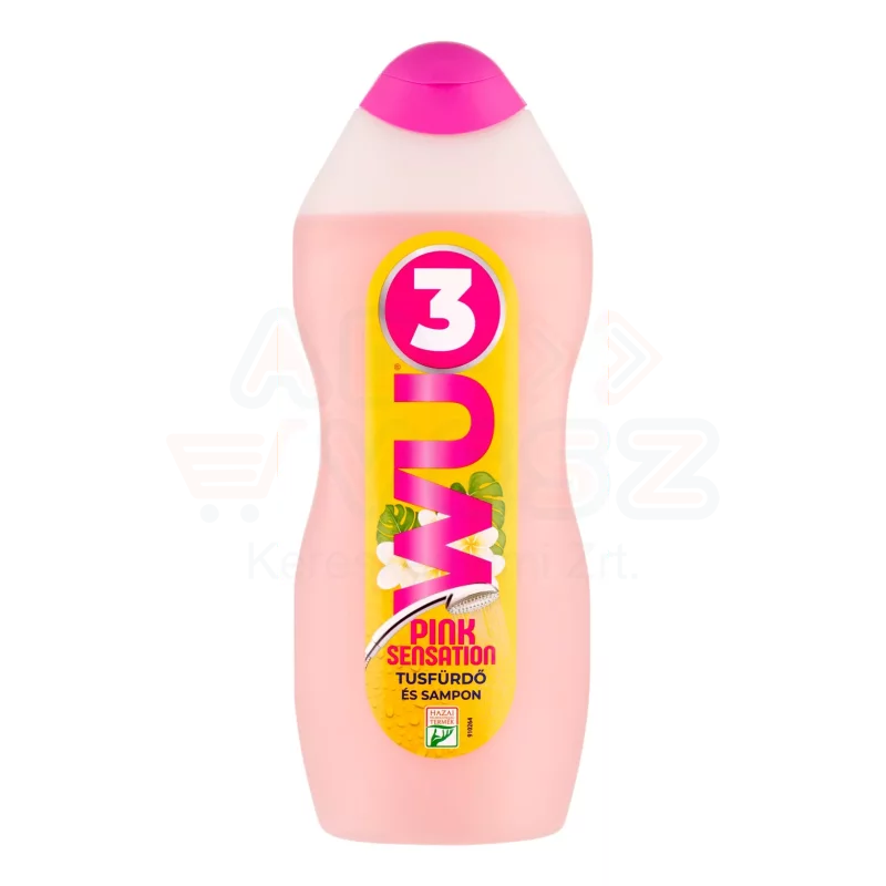 WU3 Tusfürdő és sampon 850 ml Pink Sensation Kép