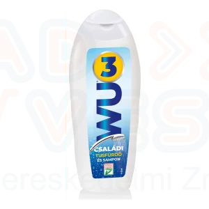 WU3 Tusfürdő és sampon 280 ml Családi