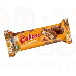 NEFIS Calipso csokoládé bevonós szendvics keksz pillecukorral és karamellel töltve 180 g