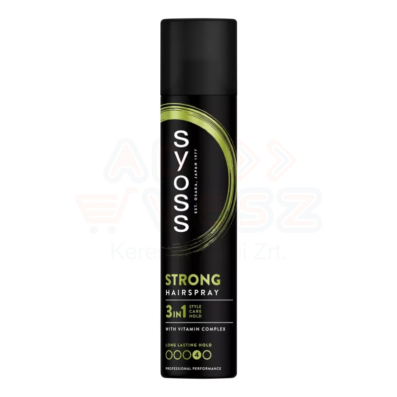 Syoss hajlakk 300 ml  Strong 3in1 - stílus, ápolás, tartás Kép