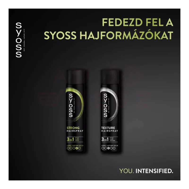 Syoss hajlakk 300 ml  Strong 3in1 - stílus, ápolás, tartás Kép