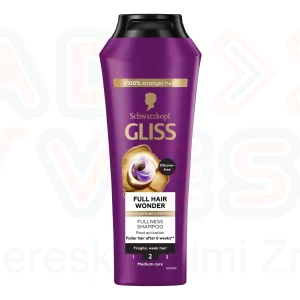 Gliss hajregeneráló sampon 250 ml Full Hair Wonder koffeinnel + peptidekkel