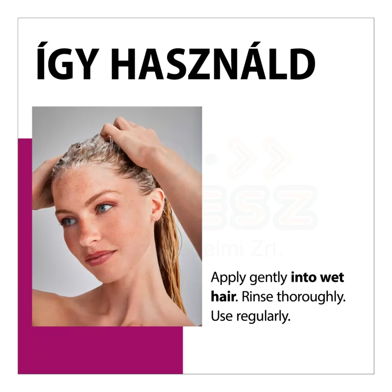 Gliss hajregeneráló sampon 250 ml Full Hair Wonder koffeinnel + peptidekkel Kép