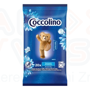 COCCOLINO illatosító nedves kendő szárítógépbe 20 db Blue