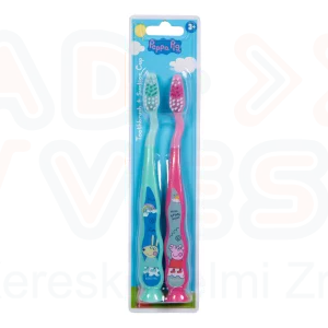 Peppa Malac gyerek fogkefe 2 db Tapadókoronggal