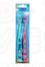 Peppa Malac gyerek fogkefe 2 db Tapadókoronggal Kép