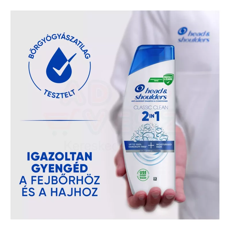 Head & Shoulders sampon 400 ml Classic Clean 2in1 Kép