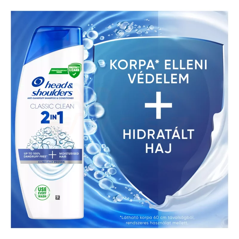 Head & Shoulders sampon 400 ml Classic Clean 2in1 Kép