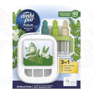 AmbiPur 3Volution elektromos légfrissítő alapcsomag Morning Dew 20 ml
