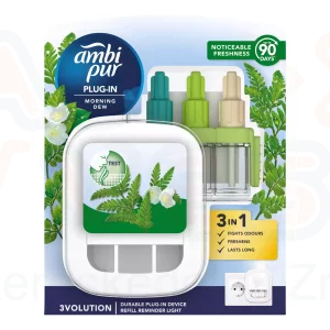 AmbiPur 3Volution elektromos légfrissítő alapcsomag Morning Dew 20 ml