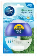 AmbiPur wc gél 55 ml + készülék water & mint Kép