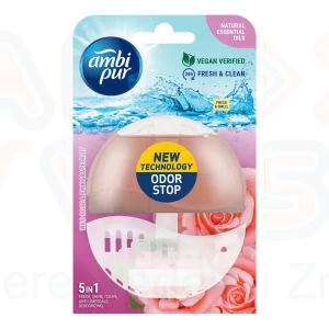 AmbiPur wc gél 55 ml + készülék rose & grape