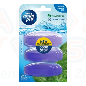 Ambipur wc gél utántöltő 3x55 ml water & mint