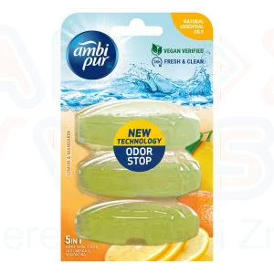 AmbiPur wc gél utántöltő 3x55 ml lemon & mandarin