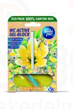 AmbiPur aktív wc gél block 45 g lemon & jasmine Kép