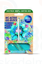 AmbiPur aktív wc gél block 45 g water flowers Kép