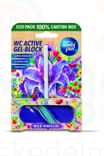 AmbiPur aktív wc gél block 45 g wild hibiskus Kép