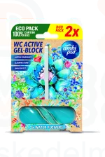 AmbiPur aktív wc gél block 2x45 g water flowers Kép