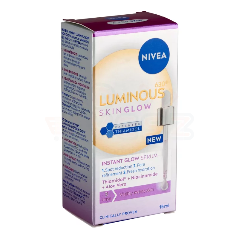 NIVEA Luminous 630 Skin Glow Szérum 15 ml Kép