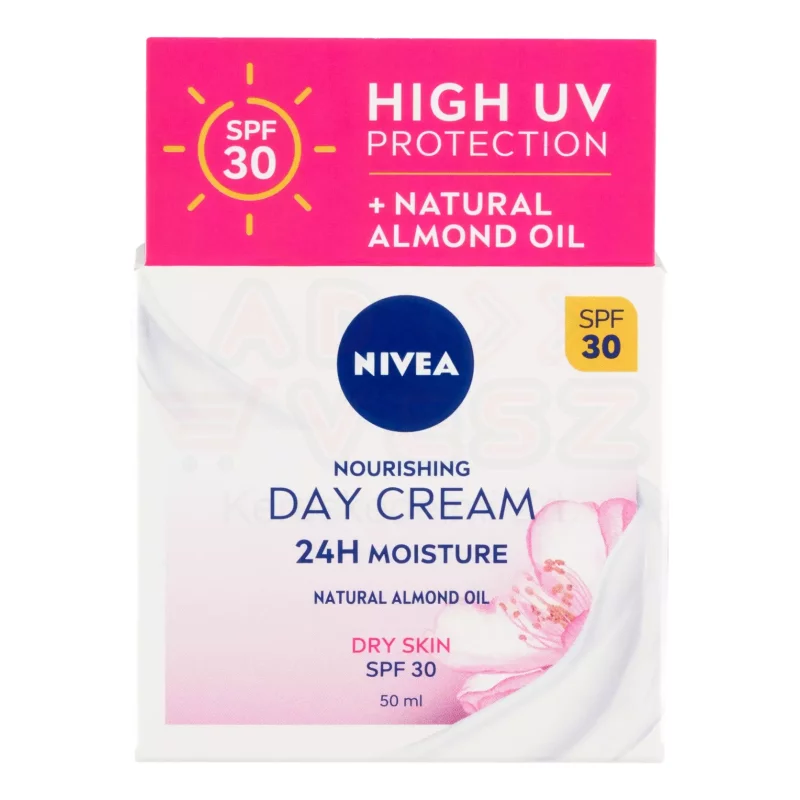NIVEA Nourishing Tápláló Nappali Arckrém FF30 50 ml Száraz/Érzékeny Bőrre Kép